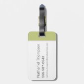 TWEYTY™ 「プディー・タットを食べる」 ラゲッジタグ (裏面縦)