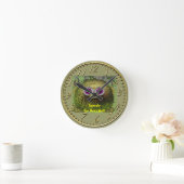 Twezle the Wuzzybutt Kidsのおもしろい漫画の時計 ラウンド壁時計 (ホーム)