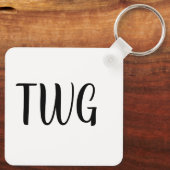 TWG キーホルダー (裏面)