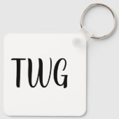 TWG キーホルダー (裏面)