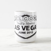 TwiFic歓迎されたMeetupラスベガスのマグ コーヒーマグカップ (中央)