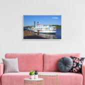 Twilightキャンバスの印刷船尾 キャンバスプリント (インサイチュ (リビング))