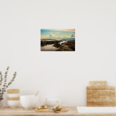 Twilight at the Tide Pools at Cabrillo Beach ポスター (キッチン)