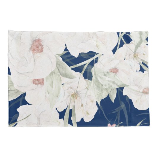 Twilight Bloom I Pillowcases - Florals 枕カバー (裏面-右)