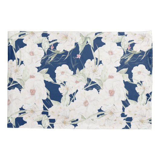 Twilight Bloom II Pillowcases - Florals 枕カバー (裏面-左)