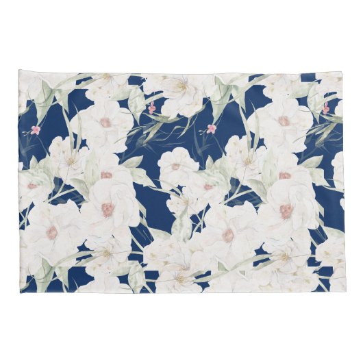 Twilight Bloom II Pillowcases - Florals 枕カバー (裏面-右)