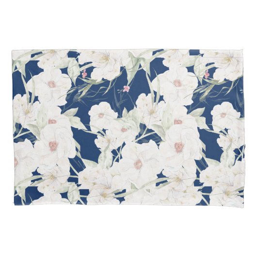 Twilight Bloom II Pillowcases - Florals 枕カバー (正面左)