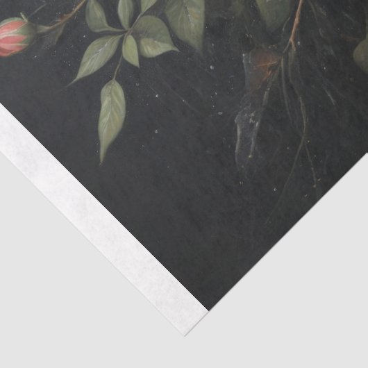 Twilight Bloom: Rose Branch Decoupage 薄葉紙 (詳細)