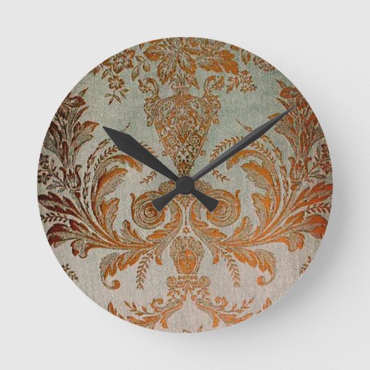 Twilight Brocade Faceless Wall Clock ラウンド壁時計 (正面)