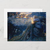 Twilight Fantasies by Edward Robert Hughes ポストカード (正面/裏面)