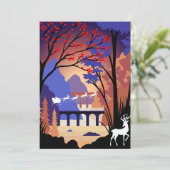 Twilight Forest Christmas Santa Sleigh シーズンカード (スタンド正面)