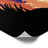 Twilight Forest Christmas Santa Sleigh ポスター (角)