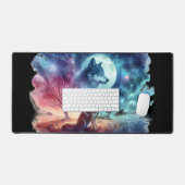 Twilight Guardian Wolf デスクマット (キーボード&マウス)