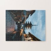 Twilight in Kyoto – Historic Pagoda Street Jigsaw  ジグソーパズル (横)