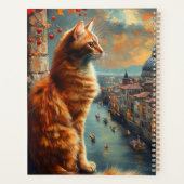 Twilight in Venice | 運河の上のジンジャーキャット プランナー手帳 (裏面)