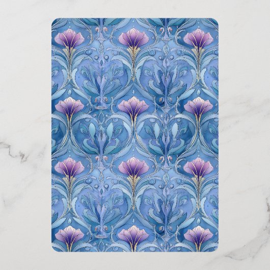 Twilight Nouveau Wedding 箔招待状 (裏面)