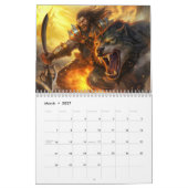 Twilight of the Gods – Ragnarök Calendar カレンダー (3月 2027)