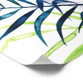 Twilight Palms - Tropical Leaves ポスター (角)