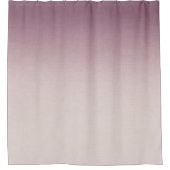 Twilight Plum Ombré シャワーカーテン (正面)