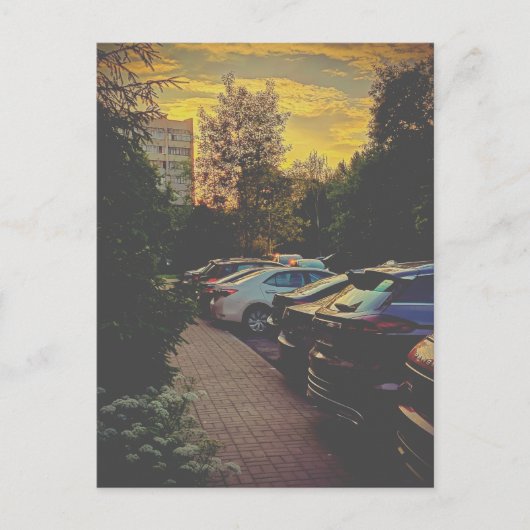Twilight Silence Urban Postcard – Customizable ポストカード (正面)