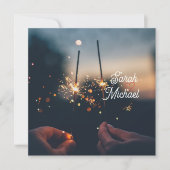 Twilight Spark Romance – Elegant Wedding Sparkler  (正面)