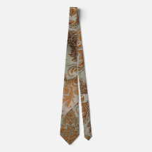 Twilight Sunset Brocade Neck Tie