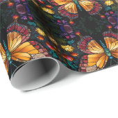 Twilight Symphony：コズミックガーデンの蝶 ラッピングペーパー (ロールコーナー)