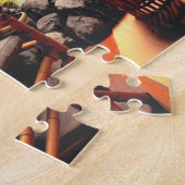 Twilight Tiki Bar Intimate Jungle Scene ジグソーパズル (側面)