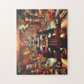 Twilight Tiki Bar Intimate Jungle Scene ジグソーパズル (縦)