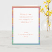 Twilight Vista Brightly Colored Southwest Pattern カード (黄色い花)