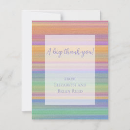 Twilight Vista Brightly Colored Southwest Pattern サンキューカード