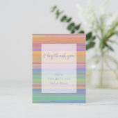 Twilight Vista Brightly Colored Southwest Pattern サンキューカード (スタンド正面)