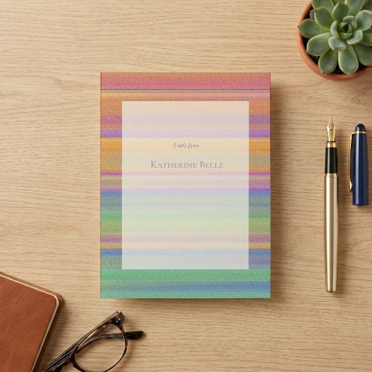 Twilight Vista Brightly Colored Southwest Pattern ノートカード