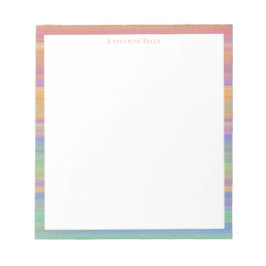 Twilight Vista Brightly Colored Southwest Pattern ノートパッド