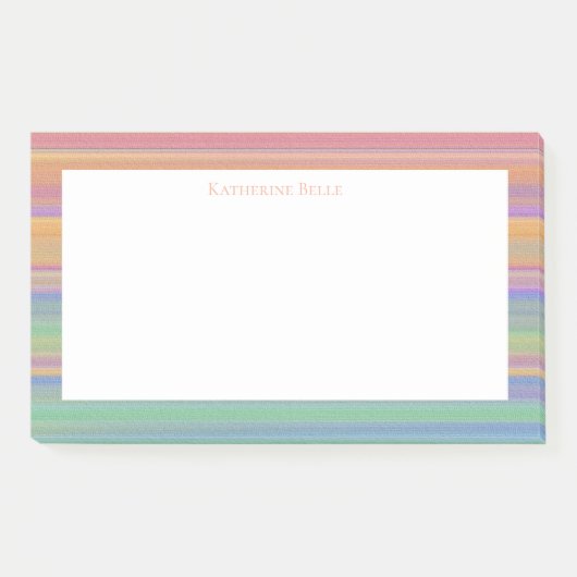 Twilight Vista Brightly Colored Southwest Pattern ポストイット (正面)