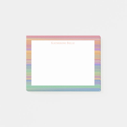 Twilight Vista Brightly Colored Southwest Pattern ポストイット (正面)