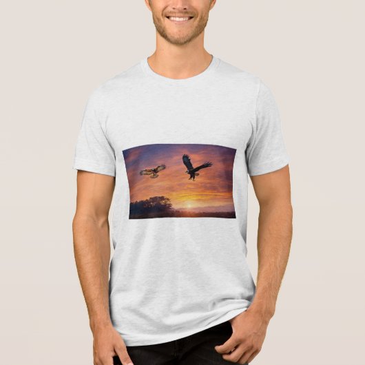 Twilight Wings: The Eagle and the Owl トライブレンドＴシャツ (正面)