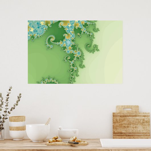 Twilligig – フラクタル ポスター (キッチン)