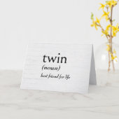 TWINの辞書定義 カード (黄色い花)