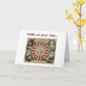 *TWIN* 「あなた」にハッピーバースデー カード (黄色い花)