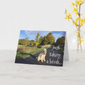 **TWIN**休憩して「ハッピーバースデー」と言う カード (黄色い花)