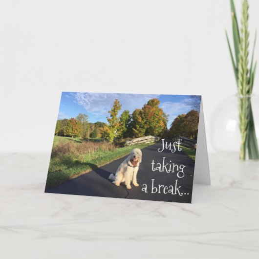 **TWIN**休憩して「ハッピーバースデー」と言う カード (正面)