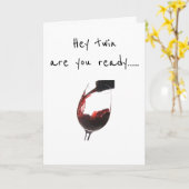 **TWIN** 祝 「US」に対応 カード (黄色い花)