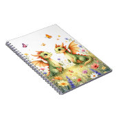 Twin Baby Dragons Fantasy Notebook ノートブック (右側)