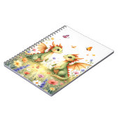 Twin Baby Dragons Fantasy Notebook ノートブック (左側)