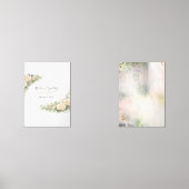 Twin Baby Shower Invitation Botanical Greenery Flo (正面)