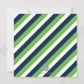 Twin Bar Mitzvah Invitation - Modern 招待状 (裏面)