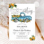 Twin Boys Cuties Baby Shower Invitation 招待状