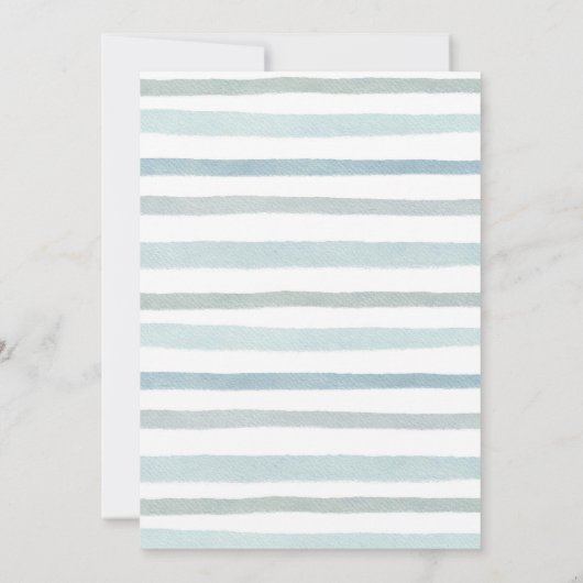 Twin Boys under Construction, Digger Baby Shower 招待状 (裏面)