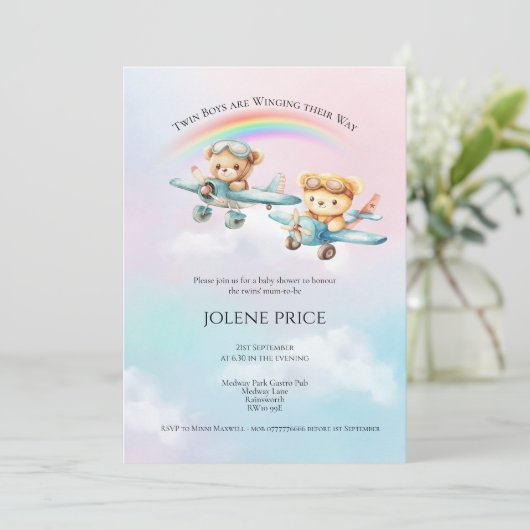 Twin Boys, Winging their Way Baby Shower  (スタンド正面)